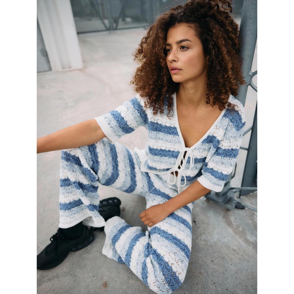 Noisy May Laika Tie Knit Top